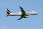 F-HBXF @ LFRB - Embraer 170ST, Climbing from rwy 07R, Brest-Bretagne airport (LFRB-BES) - by Yves-Q