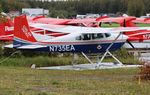 N735EA @ PALH - Cessna A185F