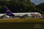 N977FD @ KCHA - Sitting at the FedEx facility at Chattanooga Airport after a crash landing a few days before due to hydraulic failure. The 757 has been returned to its feet. Engines wrapped in plastic. It awaits its fate. - by Aerowephile