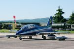 MM54473 @ LFSX - Aermacchi MB-339PAN, N°3 of Frecce Tricolori Aerobatic Team 2015, Flight line, Luxeuil-Saint Sauveur Air Base 116 (LFSX) - by Yves-Q