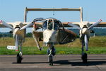 F-AZKM @ LFSX - North American OV-10B Bronco, Flight line, Luxeuil-St Sauveur Air Base 116 (LFSX) - by Yves-Q