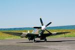 F-AZJS @ LFSX - Supermarine 389 Spitfire PR.XIX, Flight line, Luxeuil-St Sauveur Air Base 116 (LFSX) - by Yves-Q