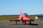 XX177 @ LFSX - Red Arrows Hawker Siddeley Hawk T.1A, Luxeuil-Saint Sauveur Air Base 116 (LFSX) - by Yves-Q