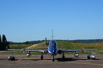 MM54487 @ LFSX - Aermacchi MB-339PAN, N°8 of Frecce Tricolori Aerobatic Team 2015, Flight line, Luxeuil-Saint Sauveur Air Base 116 (LFSX) - by Yves-Q