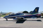 MM54505 @ LFSX - Aermacchi MB-339PAN, N°5 of Frecce Tricolori Aerobatic Team 2015, Taxiing, Luxeuil-Saint Sauveur Air Base 116 (LFSX) - by Yves-Q