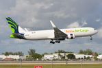 N399CM @ KMIA - Aloha Air Cargo B763 about to land in MIA - by FerryPNL