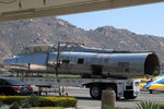 57-2543 @ KRIR - Convair QF-106B Delta Dart fuselage on a flatbed trailer at Flabob airport, California. - by Van Propeller