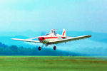 N4672Y @ LSZB - Spraying demonstration at Berne-Belp. Scanned from a slide. - by sparrow9