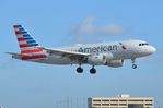 N715UW @ KMIA - American A319 landing - by FerryPNL