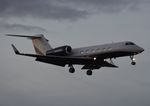 N450BG @ KFXE - G450 landing at dusk - by FerryPNL