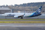 N801AK @ KBFI - First 737 MAX 8 for Alaska Airlines - by Joe G. Walker
