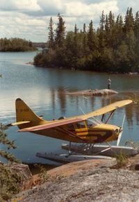 C-FMZK @ YZF - 2023:    Yes I bought CF-MZK from Jim.  I had floats installed and sold it back to his son ten years later.  Great plane but a little under powered on floats! Re-registerd as required to C-FMZK.
John Carter - by John Carter