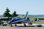 MM55054 @ LFSX - Aermacchi MB-339PAN, N°11 of Frecce Tricolori Aerobatic Team 2015, Luxeuil-Saint Sauveur Air Base 116 (LFSX) - by Yves-Q