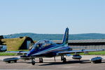 MM54505 @ LFSX - Aermacchi MB-339PAN, N°5 of Frecce Tricolori Aerobatic Team 2015, Flight line, Luxeuil-Saint Sauveur Air Base 116 (LFSX) - by Yves-Q