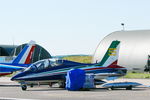 MM55053 @ LFSX - Aermacchi MB-339PAN, Number 55 of Frecce Tricolori Aerobatic Team 2015, Flight line, Luxeuil-St Sauveur Air Base 116 (LFSX) - by Yves-Q