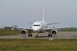 9H-SLK @ LFRB - Airbus A320-214, Taxiing to boarding area, Brest-Bretagne Airport (LFRB-BES) - by Yves-Q
