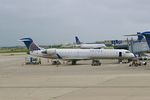 N164GJ @ KORD - CRJ7 GoJet Airlines / United Express Bombardier CL-600-2C10 N264GJ at C2 KORD - by Mark Kalfas