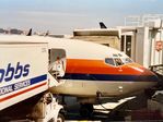N7451U @ KLAX - B722 United Airlines Boeing 727-222, N7451U at Gate 70A KLAX preparing to depart to KSEA - by Mark Kalfas