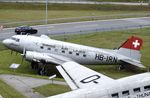 41-20058 - Douglas C-53-DO, displayed to represent 'HB-IRN' of Swissair at the visitors park of Munich international airport (Besucherpark). The real HB-IRN is preserved at the Verkehrshaus der Schweiz in Lucerne - by Ingo Warnecke