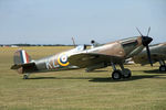 X4650 @ EGSU - X4650 (G-CGUK) 1940 VS Spitfire la RAF Duxford - by PhilR