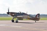 LF363 @ EGSU - LF363 1944 Hawker Hurricane llc RAF BoB 75th Anniversary Duxford 20.09.15(5) - by PhilR
