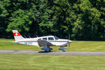 HB-PKG @ LSPL - Just landed at its base Langenthal-Bleienbach. HB-registered since 1986-10-28 - by sparrow9
