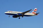 G-EUYG @ EGLL - Airbus A320-232 landing London Heathrow. - by moxy
