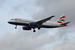 G-EUUH @ EGLL - Airbus A320-232 landing at London Heathrow. - by moxy