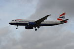G-EUUJ @ EGLL - Airbus A320-232 landing at London Heathrow. - by moxy