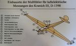 D-1398 - drawing of Focke-Wulf Kranich III as a research aicraft for measurements of atmospheric electricity in the 1950s, at the Deutsches Segelflugmuseum mit Modellflug (German Soaring Museum with Model Flight), Gersfeld Wasserkuppe