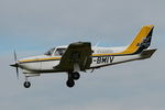 G-BMIV @ EGSH - Landing at Norwich. - by Graham Reeve