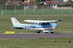 D-ECVJ @ EDVE - Cessna (Reims) FR172J Reims Rocket at Braunschweig/Wolfsburg airport, Waggum - by Ingo Warnecke