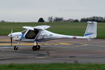 G-OEFL @ EGSH - Just landed at Norwich.
