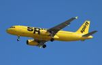 N611NK @ KTPA - NKS A320 yellow zx DTW-TPA