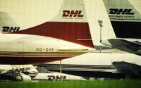 OO-DHF @ EBBR - Brussels DHL hub'90s ex-slide - by joannes van mierlo