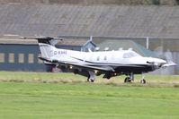 G-KARE @ EGBS - Pilatus PC12 Visiting Shobdon Airfield in herefordshire - by Jordon gregory