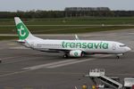 PH-HXK @ EHEH - Arrival of Transavia B738 - by FerryPNL