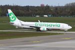 PH-HXF @ EHEH - Transavia B738 taxying in. - by FerryPNL