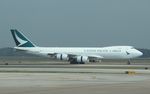 B-LJB @ KIAH - Boeing 747-867F/SCD