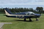 G-AYJR @ EGSM - Just landed at Beccles - by Graham Reeve