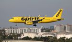 N655NK @ KFLL - NKS A320 yellow zx IND-FLL - by Florida Metal