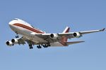 N710CK @ KORD - B744 Kalitta Air Boeing 747-4B5F N710CK  CKS817 PANC-ORD, landing 28C KORD - by Mark Kalfas