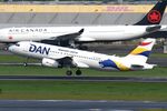 YR-DSE @ EBBR - Dan Air A320 lifting-off. 
Correct cn 2479 - by FerryPNL