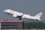 TS-IMX @ EBBR - Tunisair A320N departing - by FerryPNL
