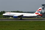G-EUYG @ EBBR - British Airways A320 landing - by FerryPNL