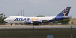 N418MC @ KMIA - GTI 747-400F zx MIA-BOG/SKBO - Atlas to Bogota Colombia - by Florida Metal