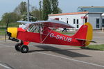 G-SKUB @ EGSD - Parked at North Denes on their first ever fly-in.