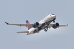 N102DU @ KORD - BCS1 Delta Airlines Airbus A220-100 N102DU DAL1173 ORD-LGA departing 10C ORD - by Mark Kalfas