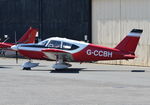 G-CCBH @ EGTF - Piper PA-28-235 Cherokee Pathfinder at Fairoaks. Ex PH-PBL
