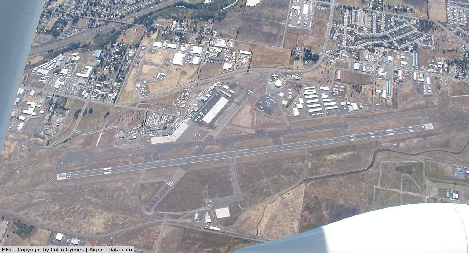 Rogue Valley International - Medford Airport (MFR) - Over Medford in Glastar